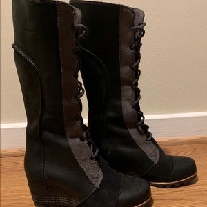 SOREL Womens Cate the Great Wedge Tall Boot Sz 8.5